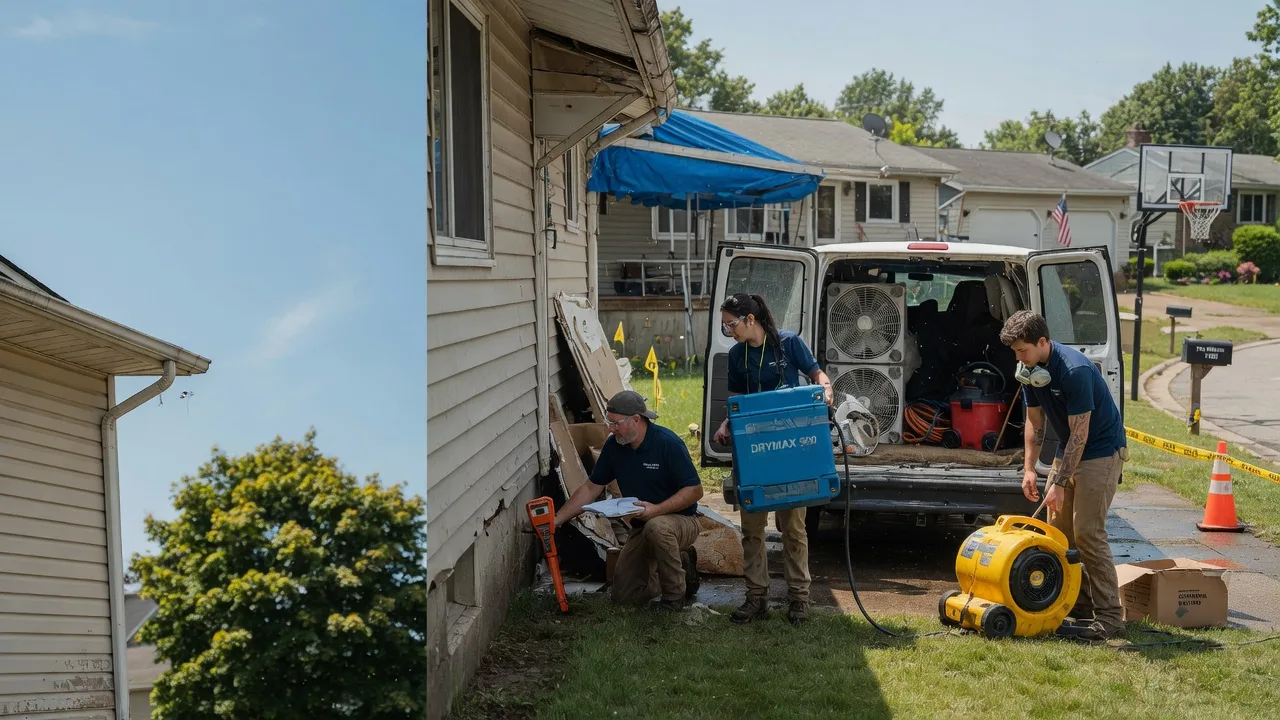 Ceiling Leak Cleanup in Tamiment, PA near me